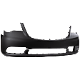 Front Primed Bumper Cover, 6 Cyl., 3.6L Engine, Without Headlight Washer Holes