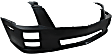 Front Primed Bumper Cover, Except STS-V Model, Without Headlight Washer Holes, CAPA CERTIFIED