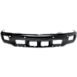 Front Bumper, Powdercoated Black, With Fog Light Holes, With Parking Aid Sensor Holes, Without Mounting Brackets