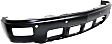 Front Bumper, Powdercoated Black, With Fog Light Holes, With Parking Aid Sensor Holes, Without Mounting Brackets