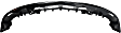 Front Bumper, Powdercoated Black, With Fog Light Holes, With Parking Aid Sensor Holes, Without Mounting Brackets