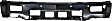 Front Bumper, Powdercoated Black, With Fog Light Holes, With Parking Aid Sensor Holes, Without Mounting Brackets