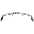 Front Bumper, Chrome, Without Mounting Brackets