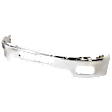 Front Bumper, Chrome, Without Mounting Brackets