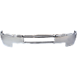 Front Bumper, Chrome, Without Mounting Brackets, CAPA CERTIFIED