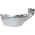 Front Bumper, Chrome, Without Mounting Brackets, CAPA CERTIFIED