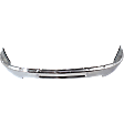 Front Bumper, Chrome, Without Mounting Brackets, CAPA CERTIFIED