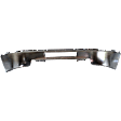 Front Bumper, Chrome, Without Mounting Brackets, CAPA CERTIFIED