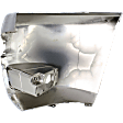 Front, Passenger Side Bumper End, Chrome Plastic