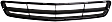 Front, Center Bumper Grille, Textured Black