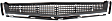 2012 Cadillac CTS Base - Front Bumper Grille, 4-Door, For Models Without Touring Package, Gray, Wagon