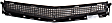 2012 Cadillac CTS Base - Front Bumper Grille, 4-Door, For Models Without Touring Package, Gray, Wagon