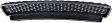 Front, Center Bumper Grille, Textured Black