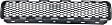 Front, Center Bumper Grille, Textured Black
