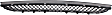 Front Bumper Grille, Textured Black