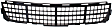 2012 Chevrolet Cruze - Front Bumper Grille, Textured Black