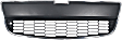 Front, Lower Bumper Grille, Chrome Shell with Black Insert