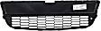 Front, Lower Bumper Grille, Chrome Shell with Black Insert