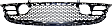 2015-2017 Chrysler 200 - Front, Center Bumper Grille, Textured Black