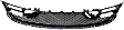 2015-2017 Chrysler 200 - Front, Center Bumper Grille, Textured Black