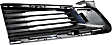 2018 Cadillac CTS - Front, Passenger Side Bumper Grille, For Models With Park Assist System, Textured Black