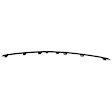Front, Center Bumper Trim, Textured Black, CAPA Certified