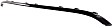 2017 Chrysler 200 Limited - Front, Center Bumper Trim, For Models With Type 1 Bumper Cover, Black