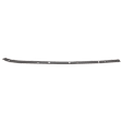 Front, Passenger Side Bumper Trim, Black