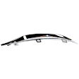 Front, Passenger Side, Outer Bumper Trim, Chrome, CAPA Certified