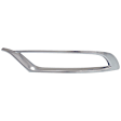 Front, Driver Side, Outer Bumper Trim, Platinum, CAPA Certified