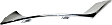 Front, Passenger Side, Outer Bumper Trim, Chrome