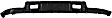 Front Valance, Air Deflector, Textured