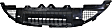 Front, Lower Valance, Bumper Cover, Textured