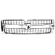 2009 Chevrolet Silverado 2500 HD - Grille, Chrome Shell with Textured Black Insert