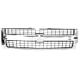 2009 Chevrolet Silverado 2500 HD - Grille, Chrome Shell with Textured Black Insert