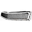 Grille, Chrome Shell with Painted Black Insert, 6 Cyl., 3.6L Engine
