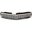 Grille, Chrome Shell with Painted Black Insert, 6 Cyl., 3.6L Engine, CAPA Certified