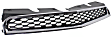 Grille Assembly, Chrome Shell with Painted Black Insert