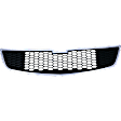 Front Bumper Grille, Chrome Shell with Black Insert, For LS/LT/LTZ/Diesel Models, CAPA CERTIFIED
