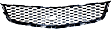 Front Bumper Grille, Chrome Shell with Black Insert