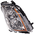 Passenger Side Halogen Headlight, With bulb(s), OE Replacement