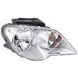 Passenger Side Halogen Headlight, With bulb(s), OE Replacement