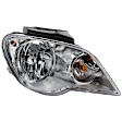 Passenger Side Halogen Headlight, With bulb(s), OE Replacement, CAPA Certified