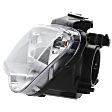 Driver Side Halogen Headlight, With bulb(s), OE Replacement