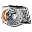 Passenger Side Headlight, with Bulb, Halogen, Clear Lens