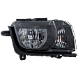 Passenger Side Headlight, with Bulb, Halogen, Clear Lens, Chrome Interior, CAPA Certified