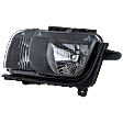 Driver Side Headlight, with Bulb, Halogen, Clear Lens, Chrome Interior, CAPA Certified