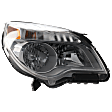 2010-2015 Chevrolet Equinox - Passenger Side Headlight, with Bulb, Halogen, LS/LT Models, Reflector Type