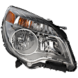 2010-2015 Chevrolet Equinox - Passenger Side Headlight, with Bulb, Halogen, LS/LT Models, Reflector Type