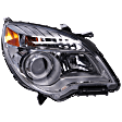2010-2015 Chevrolet Equinox - Passenger Side Headlight, with Bulb, Halogen, LTZ Model, Projector Type, CAPA Certified